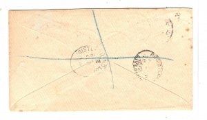 SAMOA WW1 Cover Apia Registered CENSOR NZ Overprints Southampton 1918 PB347