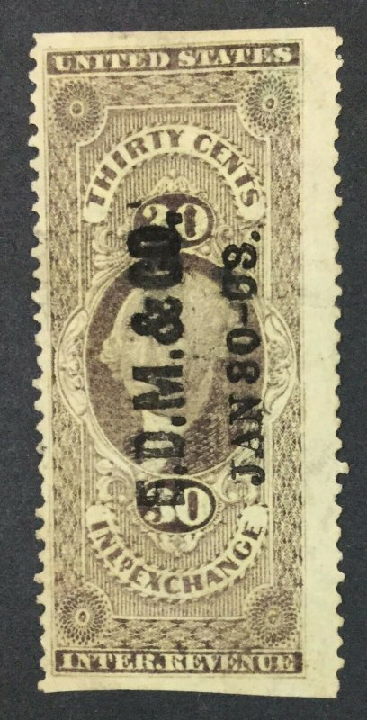 MOMEN: US STAMPS #R52b REVENUE USED LOT #71855 