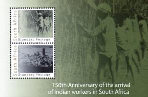 South Africa - 2011 Indian Labour MS #2 MNH**