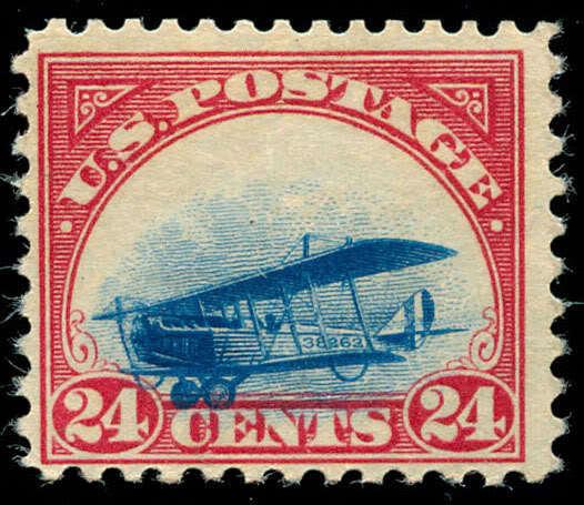 momen: US Stamps #C3 Var. Grounded Plane Mint OG NH