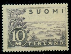 FINLAND #178 (160I) 10mk gray lilac, og, NH, VF, Scott $128.00