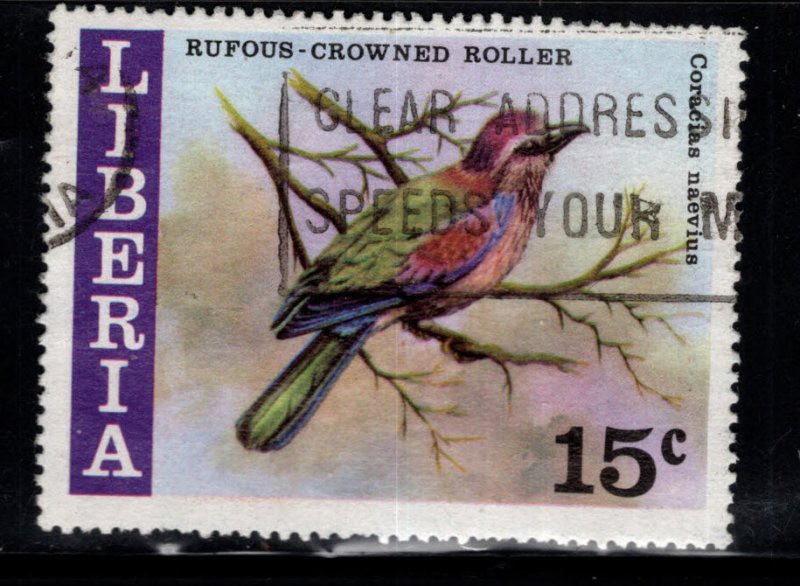 LIBERIA Scott 779  Used  Bird stamp