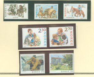 Norway #915-921  Single (Complete Set)