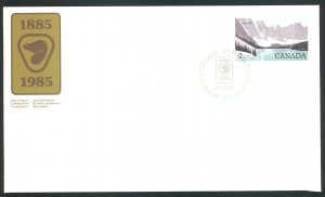 Canada Sc# 936 FDC single 1985 06.21 Banff National Park