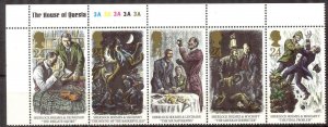 Great Britain /UK 1993 Conan Doyle Sherlock Holmes Mi.1468/72 MNH