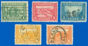 USA SCOTT #397-400A, Panama-Pacific Lot, Used-F/VF, Sound! SCV $55.50 (SK)