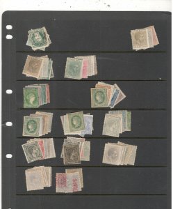 EARLY SPAIN COLLECTION ON STOCK SHEET MINT/USED
