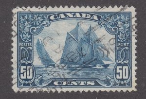 Canada #158 Used Bluenose, Tisdale, Sask. Roller Cancel JAN 10, 1930