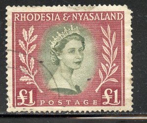 Rhodesia & Nyasaland # 155, Used.