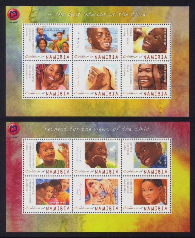 Namibia Sc# 1264-5 MNH Children of Namibia (2 M/S)