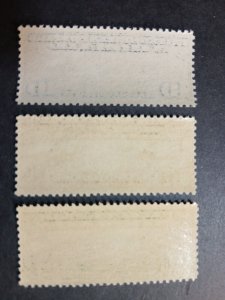 US Airmail Stamp - Scott# C7 , C8 and C9 , MNH Singles