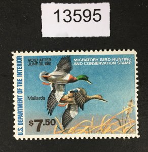 MOMEN: US STAMPS # RW47 MINT OG NH LOT #13595