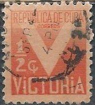 Cuba RA5 (used) ½c victory (1942)