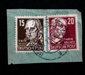 EAST GERMANY #128,126 Used on Cut Piece