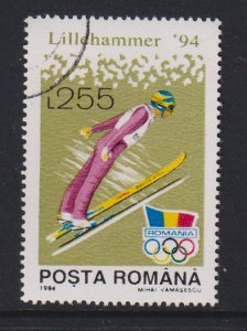 Romania #3891  cancelled 1994 winter Olympics Lillehammer 255 l