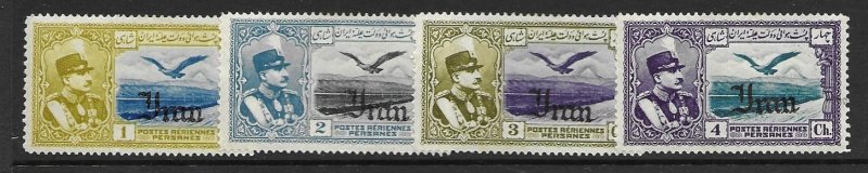 Iran C51-54   1935  4 values Unused