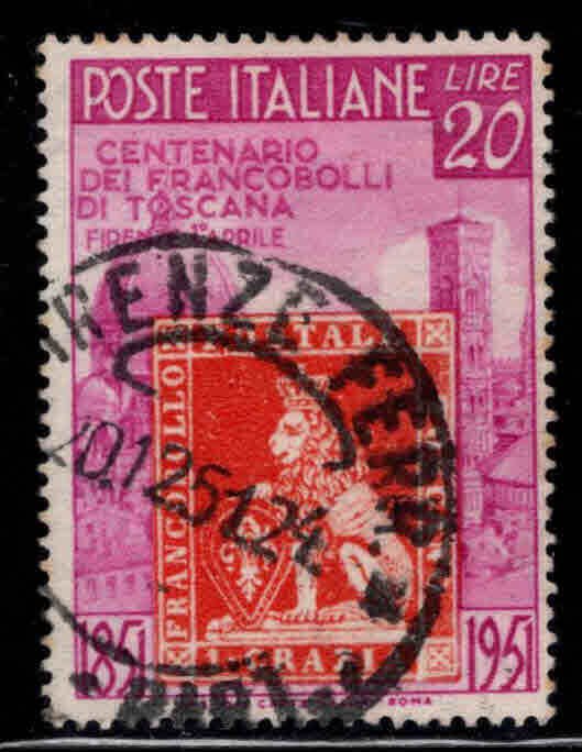 Italy Scott 568 Tuscany stamp centennial