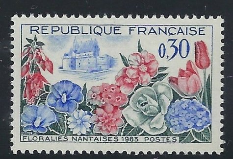 France 1053 MNH 1967 Flowers (an9707)