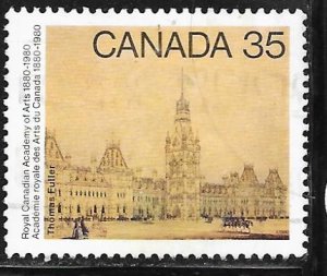 Canada 851i: 35c Sketch design for original Parliament Buildings, used, VF