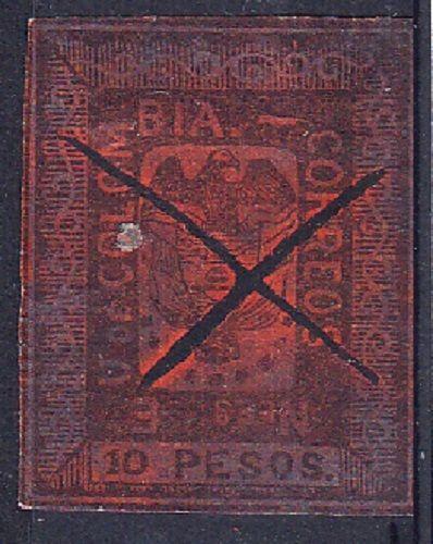 Colombia Scott 52 Used pen cancel (Catalog Value $200.00)