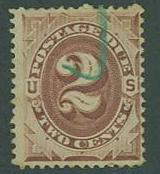 USA SC# J16 Postage Due, 2c,  Lightly canceled