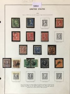 US STAMPS #1894 COLLECTION USED CAT. $ LOT #5864