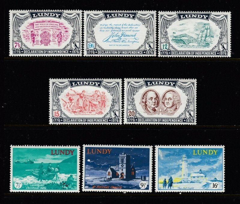 LUNDY #191//392 Commem issues (Mint NEVER HINGED) - Nice
