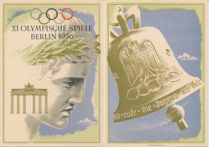 Telegram Germany 1936 - Unused - Schmuckblatt Telegramme Olympic Games Berlin 1