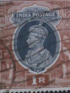 ​INDIA- 1937 SC#162 85 YEARS OLD STAMP-KING GEORGE VI USED VERY FINE-