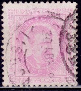 Portugal, 1887, King Carlos, 20r, sc#64, used