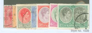 St. Kitts-Nevis #80-86  Multiple