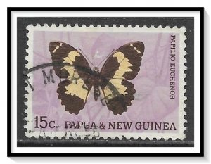 Papua New Guinea #215 Butterfly Used