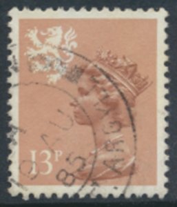 Scotland GB  Machin 13p SG S39 Type I Used  SC# SMH21  see details