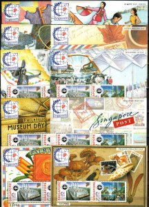 Singapore #715A-715J MNH  CV $85.00  (X2467L)