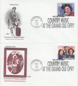 1993 Country Music Set of 4 (Scott 2771-74) Artmaster