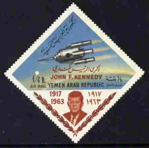 Yemen - Republic 1964 Astronauts 1/4b diamond shaped with...