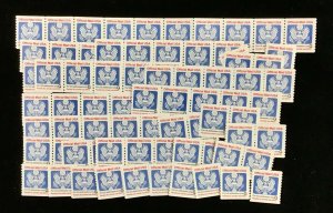 O152 Official “G” Eagle Coil stamps   MNH 32 c 76  count stamps  FV $24