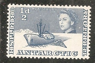 British Antarctic Territory  Scott 1  Ship  Unused