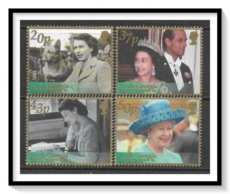 South Georgia #274-277 Reign Of QE II Set MNH