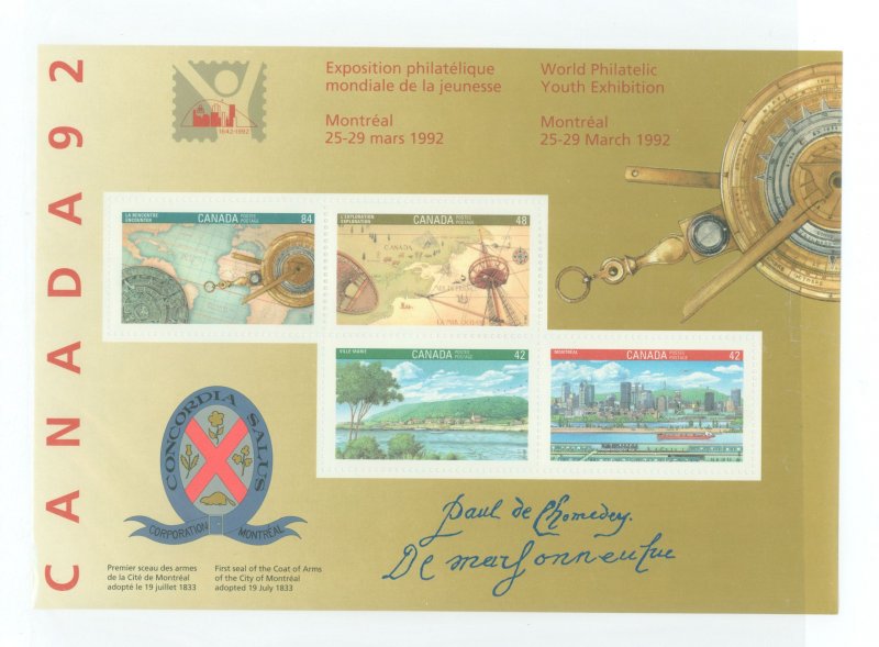 Canada #1407ai  Souvenir Sheet