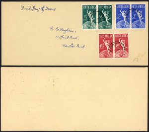 South Africa 1949 UPU First Day Cover