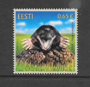 ESTONIA #905  MOLE   MNH