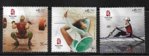 Mexico 2008 Summer Olympics Beijing Sc 2577-2579 MNH A1662