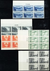 756-65, Unused VF LH Set Of Plate Blocks -- Stuart Katz