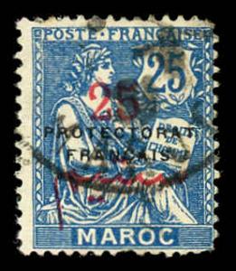 French Morocco 45 Used