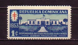 Dominican Rep., Scott cat. RA16. T-B Dispensary foe Children issue.