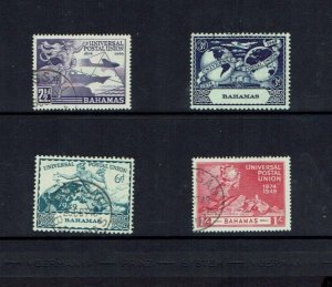 Bahamas: 1949, 75th Anniversary of the UPU, Fine used set.