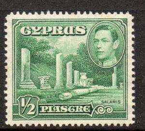 Cyprus 1938 Early Issue Fine Mint Hinged 1/2p. 303635