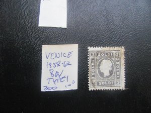 AUSTRIA-VENICE OFFICE 1858-62 USED SC 8a TYPE 1 VF $300 (266)