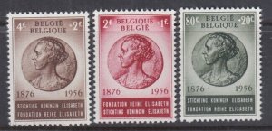 BELGIUM Sc # B532-4 MNH LOW VALUES ONLY - PRINCESS JOSEPHNE-CHARLOTTE